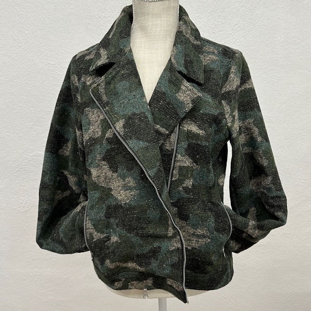 Mystree Camo Moto Jacket